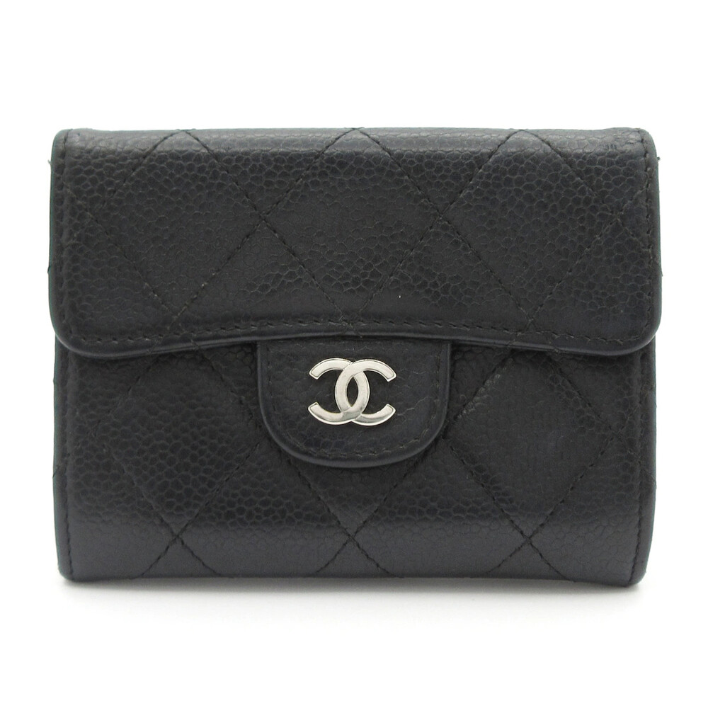 Chanel Matelasse Black Calfskin Coin #364143C10B